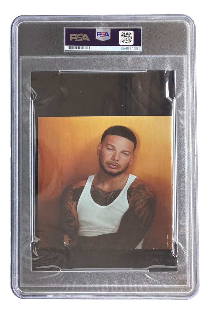 Kane Brown Signed Slabbed The High Road CD Booklet PSA