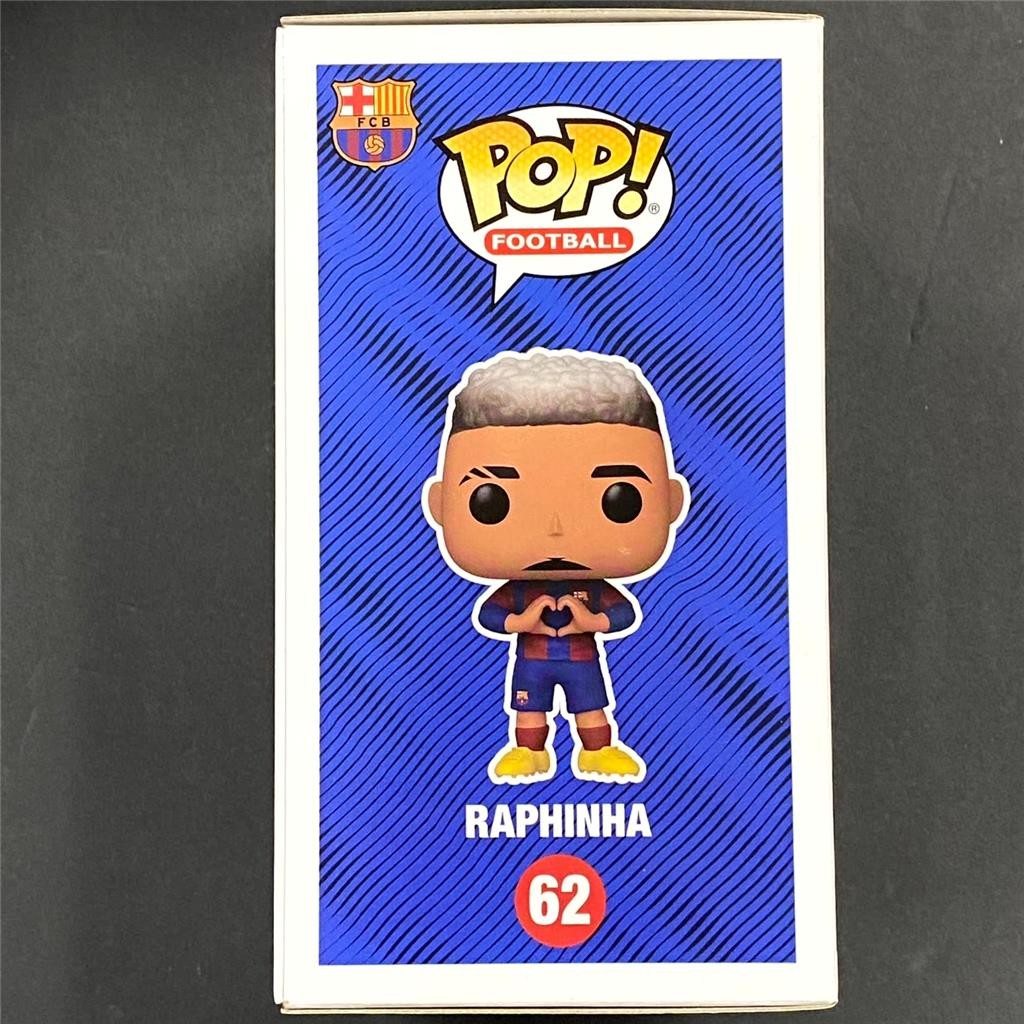 Raphinha signed FC Barcelona Funko Pop! 62 Brazil Star Barca autograph (A) ~ JSA