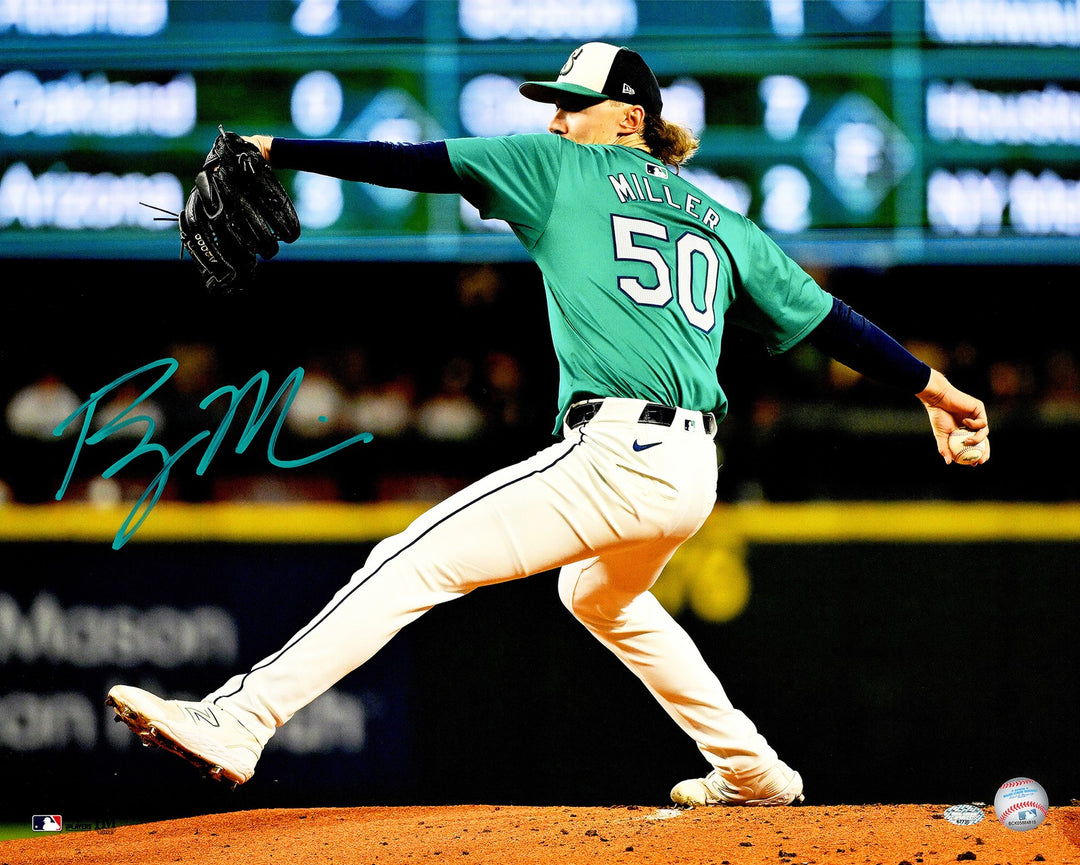 Bryce Miller Autographed Signed 16x20 Photo Seattle Mariners MCS Holo