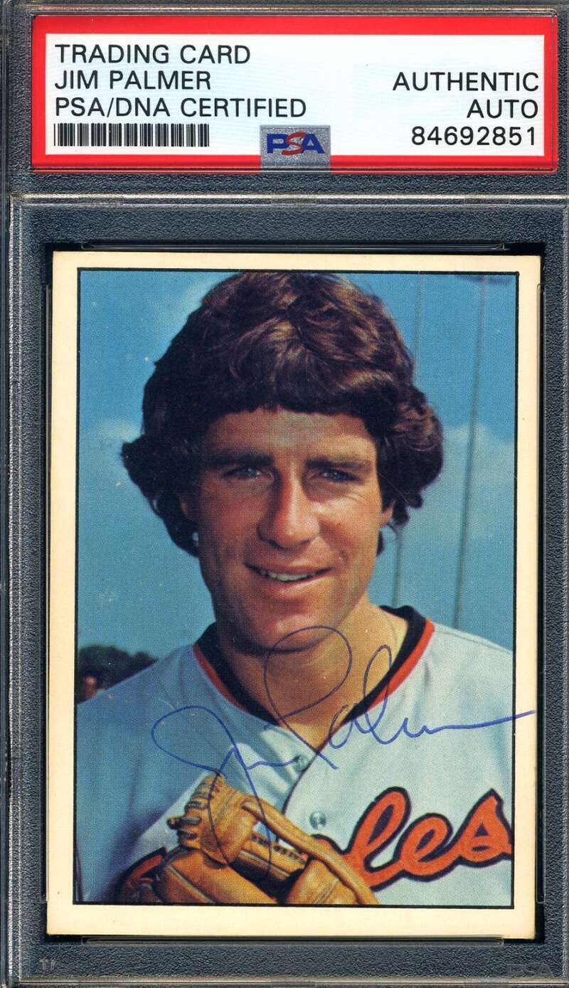 Jim Palmer PSA DNA Signed 1975 SSPC Autograph