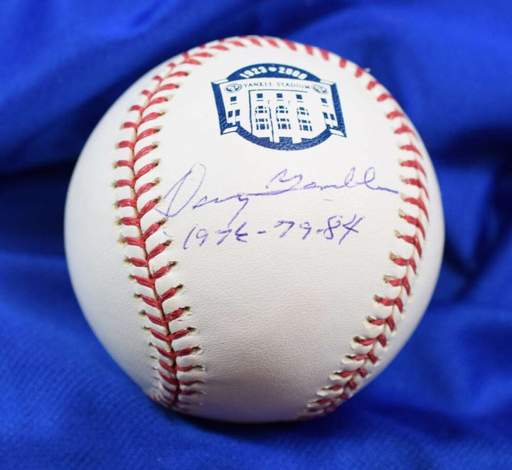 Oscar Gamble MLB Authentic COA Autograph Major League Signed Baseball