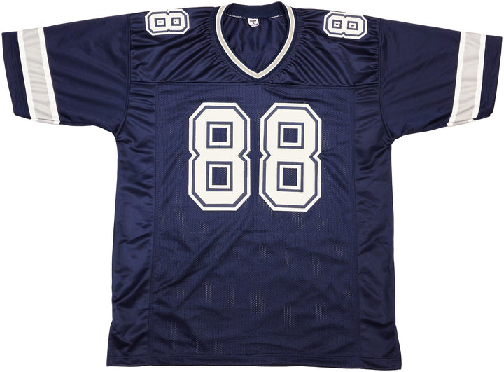 Dallas Cowboys Dez Bryant Signed Navy Jersey Beckett Witness