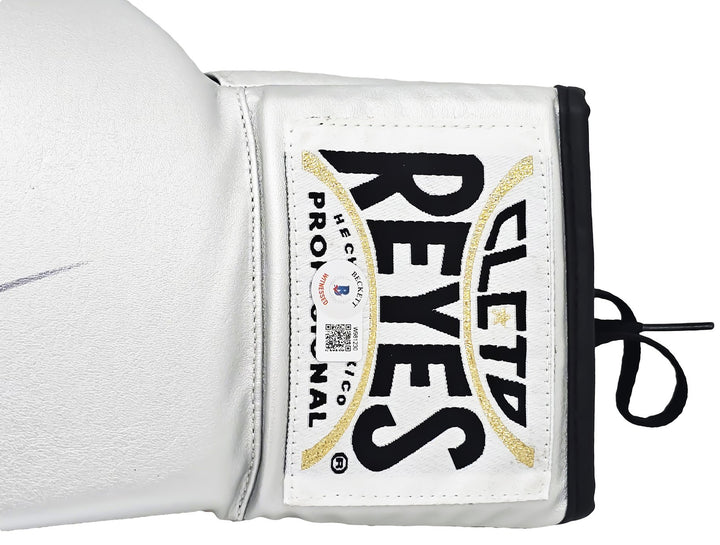 Michael B. Jordan Signed Silver Reyes Boxing Glove Left Handed LH Beckett Wit