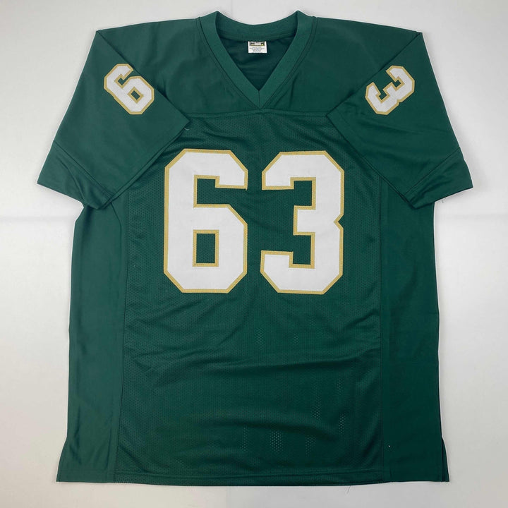 Facsimile Autographed Mike Singletary Baylor Green Reprint Jersey Size Men's XL
