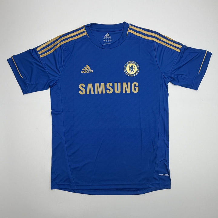 Autographed/Signed Fernando Torres Chelsea FC Blue/Gold Jersey Beckett COA