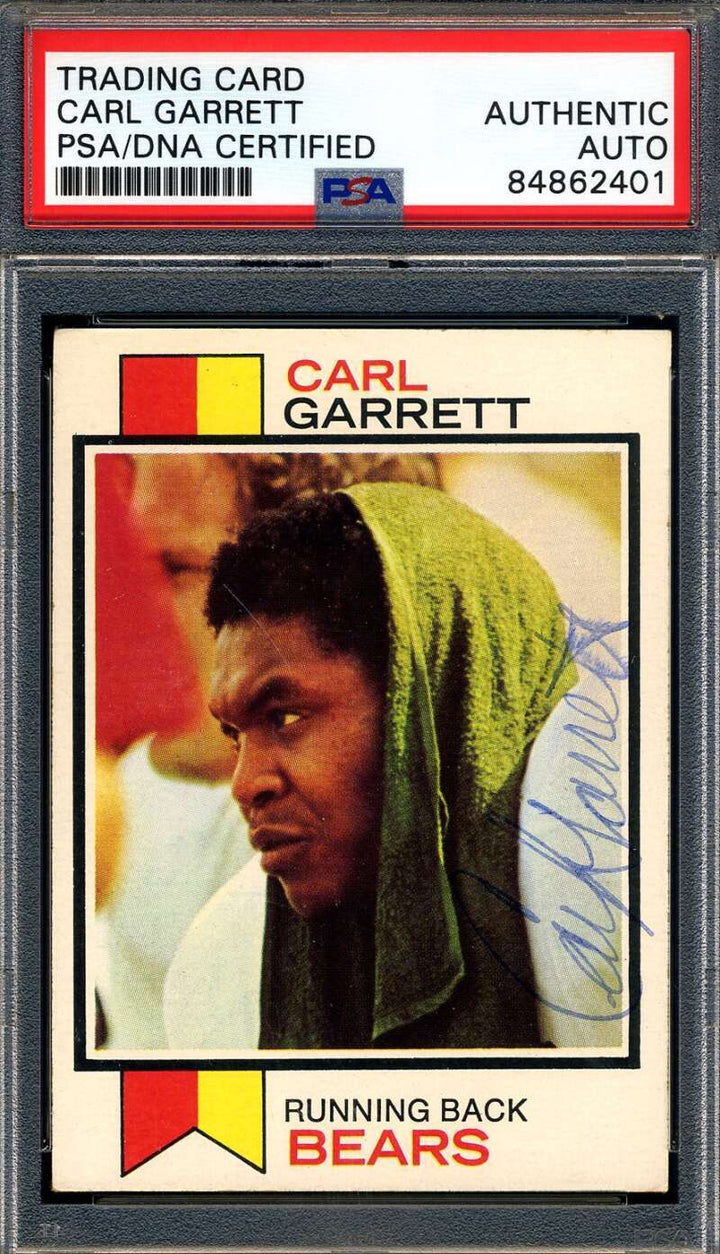 Carl Garrett PSA DNA Signed 1973 Topps Autographed