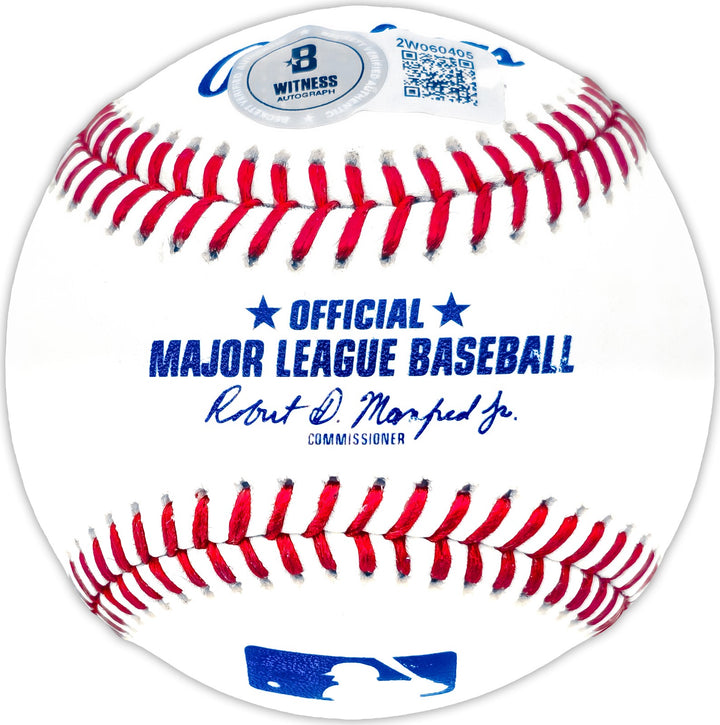 Trevor Hoffman Signed Official MLB Baseball San Diego Padres Beckett BAS Witness