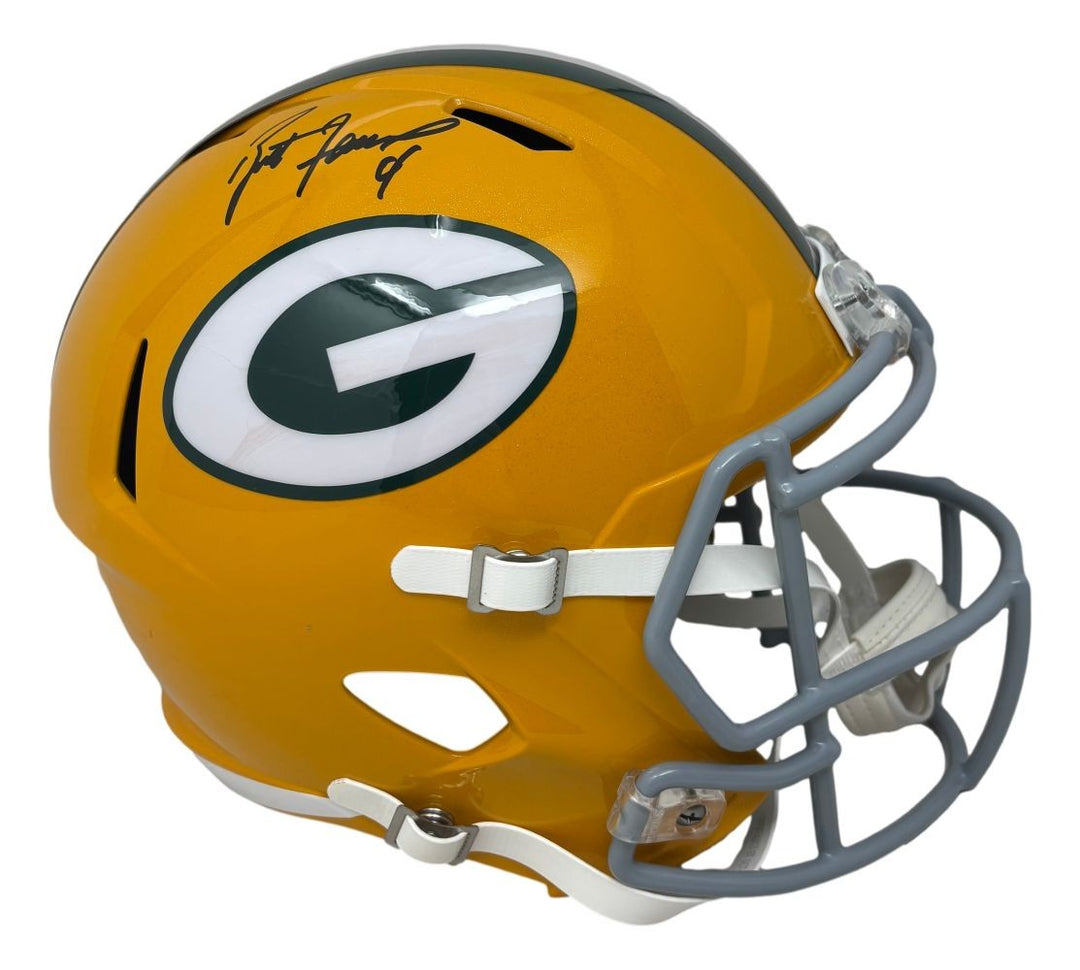 Brett Favre Signed Green Bay Packers Full Size Replica Speed Helmet Radtke Holo