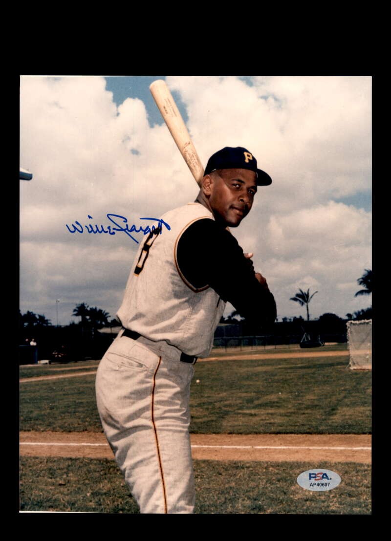 Willie Stargell PSA DNA Autographed 8x10 Photo Signed Pirates