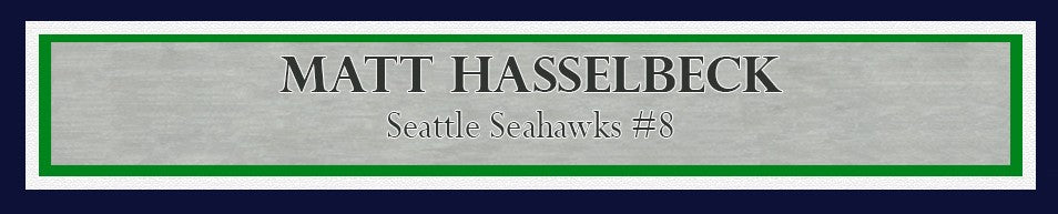 Matt Hasselbeck Autographed Signed Framed 16x20 Photo Seattle Seahawks MCS Holo