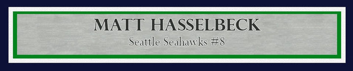 Matt Hasselbeck Autographed Signed Framed 16x20 Photo Seattle Seahawks MCS Holo