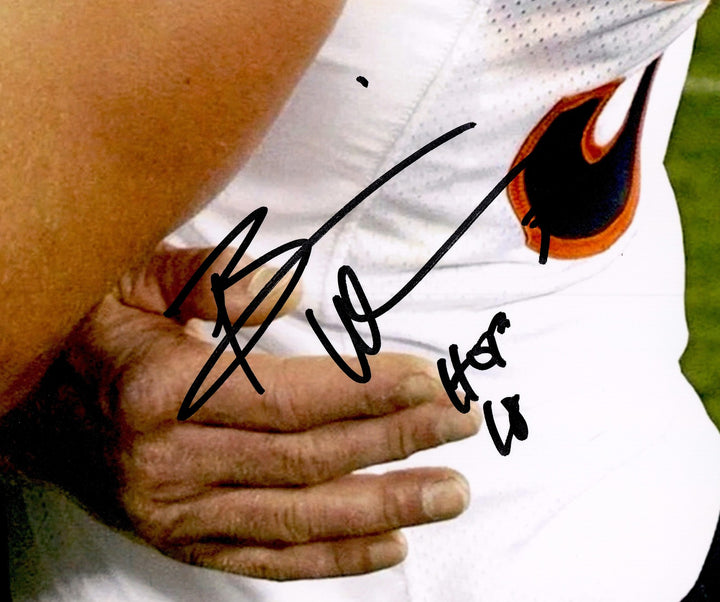 Brian Urlacher Signed 16x20 Photo Chicago Bears "HOF 18" Beckett BAS Witness