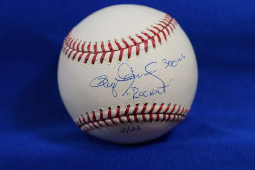 Roger Clemens Tristar MLB Coa Signed Major League Baseball 4 Rocket 300 Ws /22