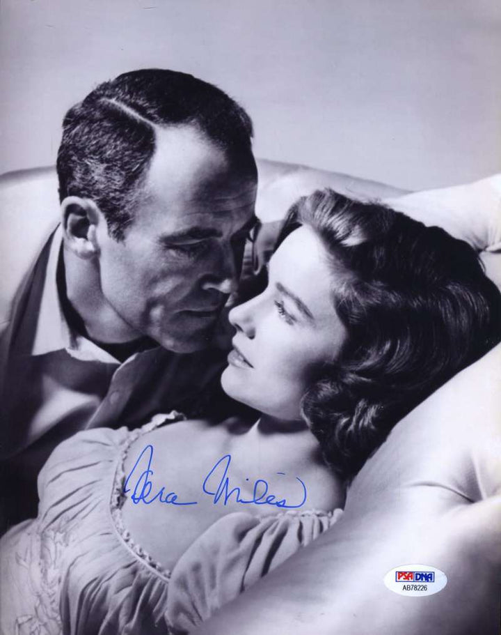 Vera Miles Psa/dna Coa Hand Signed 8x10 Photo Authenticated Autograph