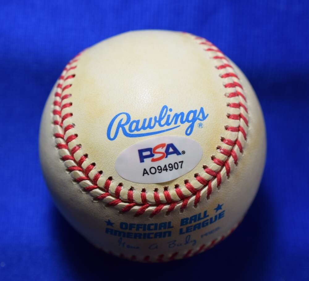 Earl Weaver PSA DNA Autograph American League OAL Signed Baseball