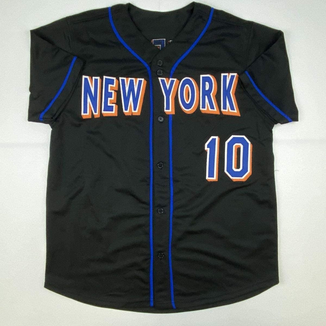 Autographed/Signed Gary Sheffield New York Black Jersey PSA/DNA COA