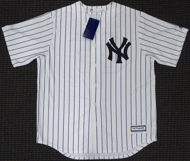 New York Yankees Gleyber Torres Signed White Majestic Cool Base Jersey Size L