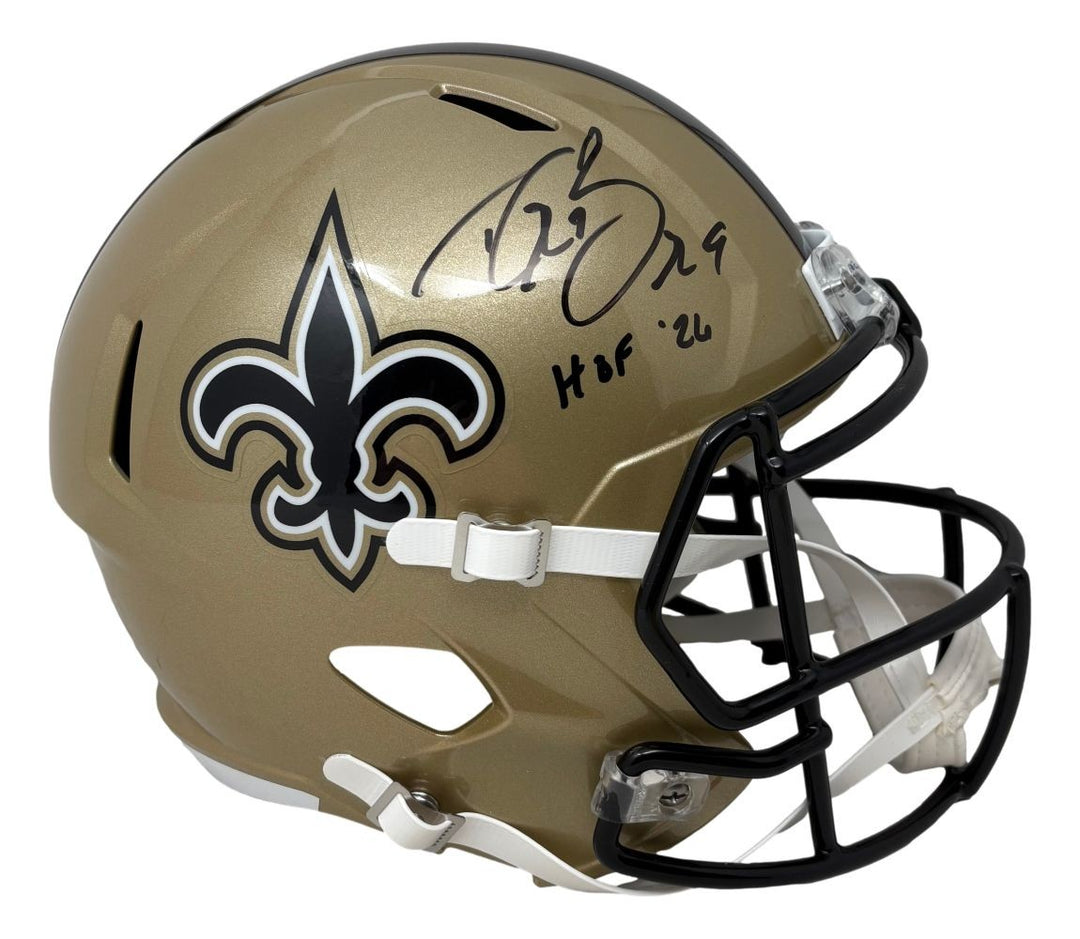 Drew Brees Signed New Orleans Saints Full Size Replica Speed Helmet HOF 26 BAS
