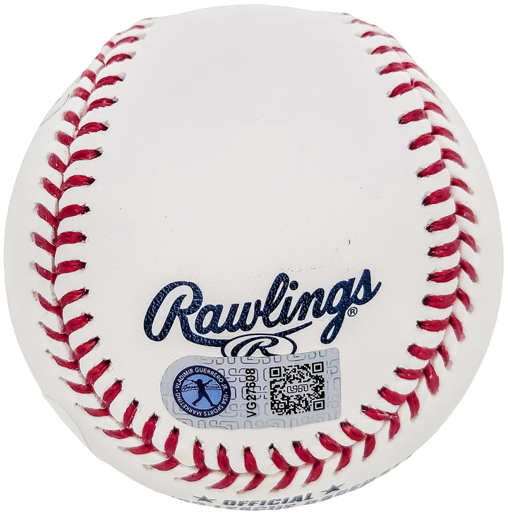 Vladimir Guerrero Jr. & Vladimir Guerrero Sr. Signed MLB Baseball JSA