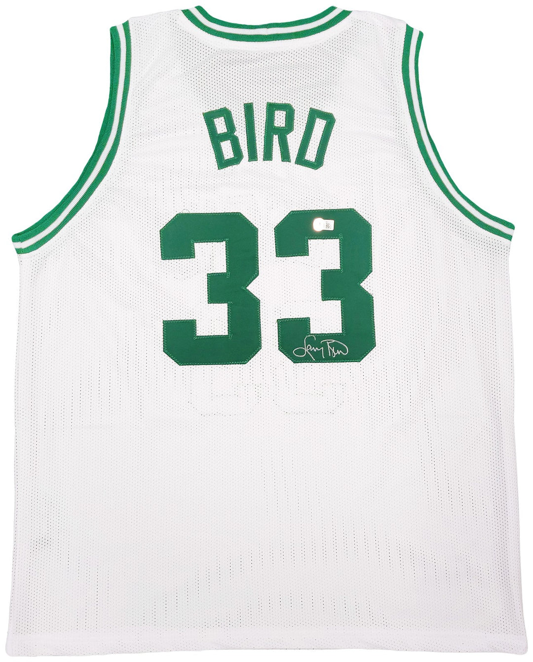 Boston Celtics Larry Bird Autographed Signed White Jersey Beckett BAS