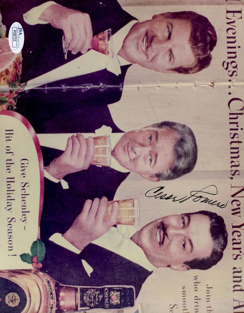 Cesar Romero Jsa Signed 8x10 Photo Authenticated Autograph
