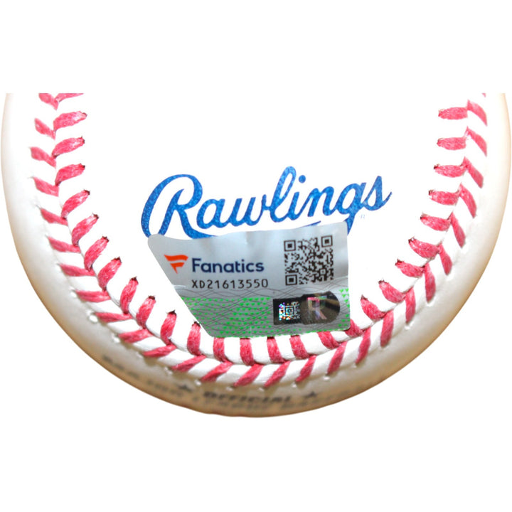 Bryson Stott Autographed Philadelphia Phillies OML Baseball Insc. Fanatics 54473