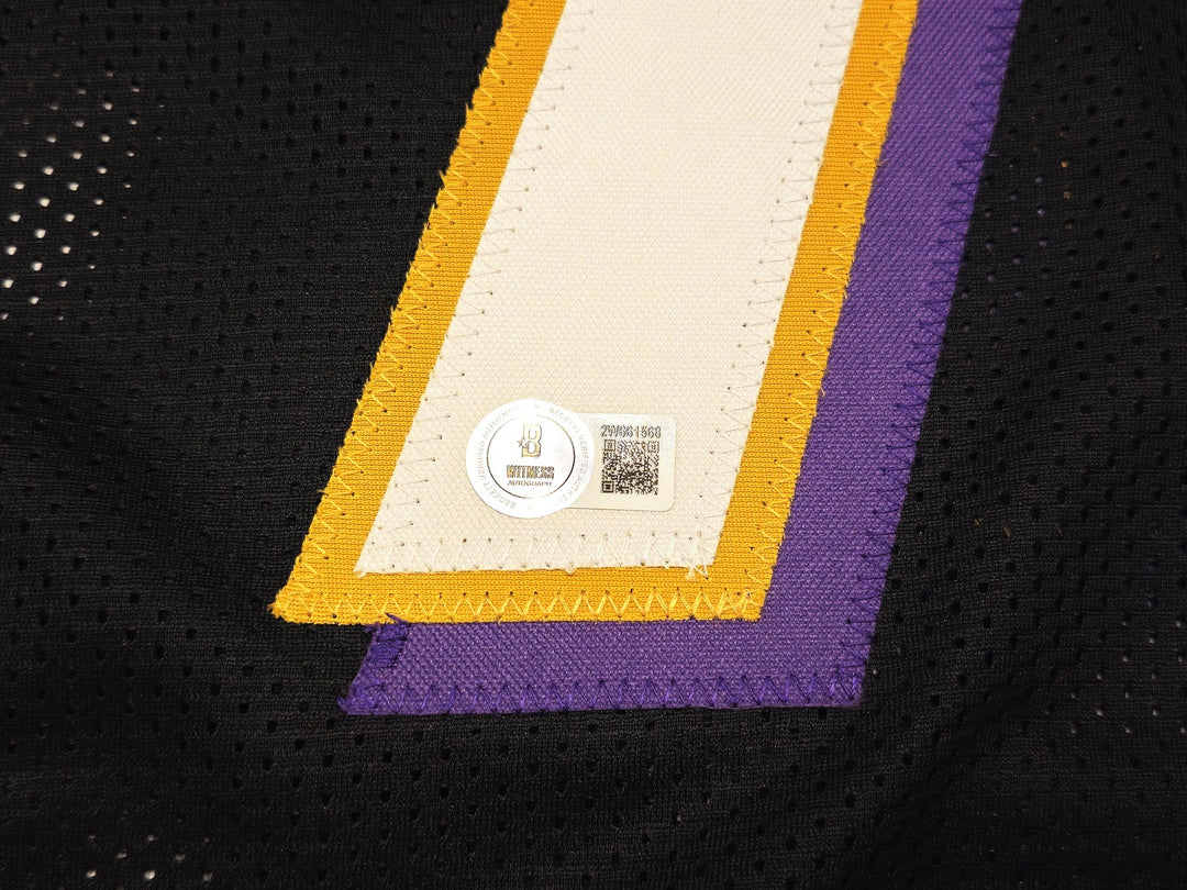 Baltimore Ravens Rashod Bateman Autographed Signed Black Jersey Beckett Wit