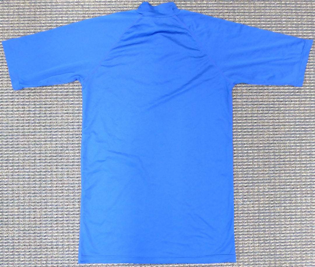 Unsigned Ichiro Suzuki Mariners Blue Short Sleeve Game Used Under Shirt IS Holo