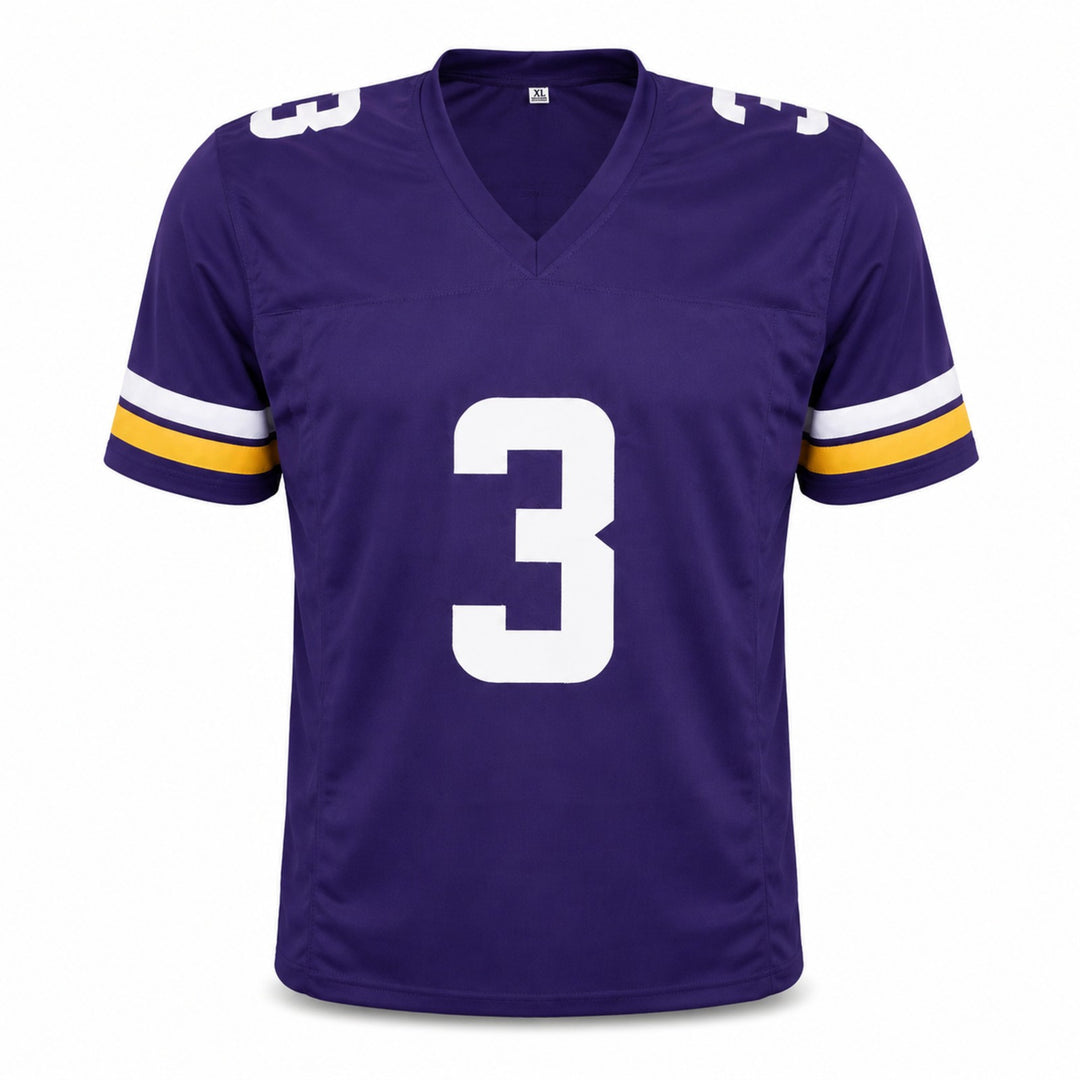 Minnesota Vikings Jordan Addison Signed Purple Jersey Beckett BAS QR