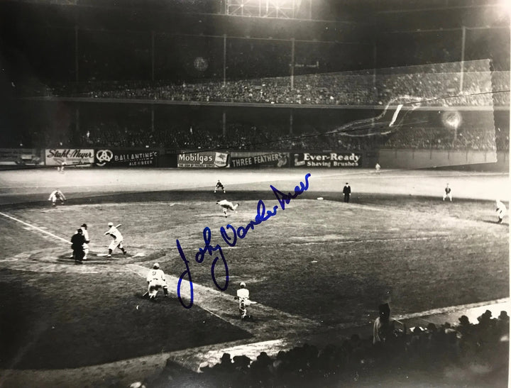 Johnny Vander Meer Autographed 8x10 Black & White Baseball Photo