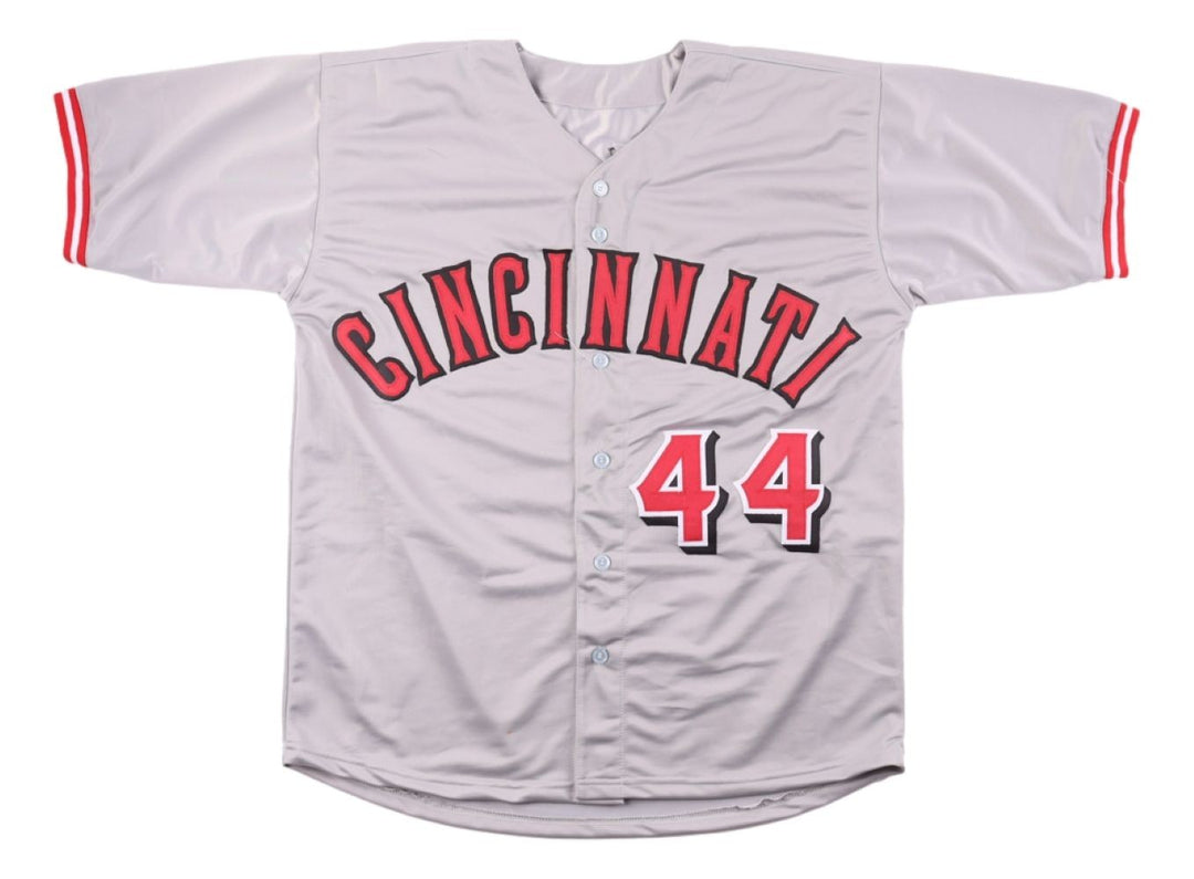 Elly De La Cruz Cincinnati Signed Gray Baseball Jersey BAS