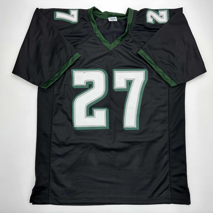 Facsimile Autographed Malcolm Jenkins Philadelphia Black Reprint Jersey Men's XL
