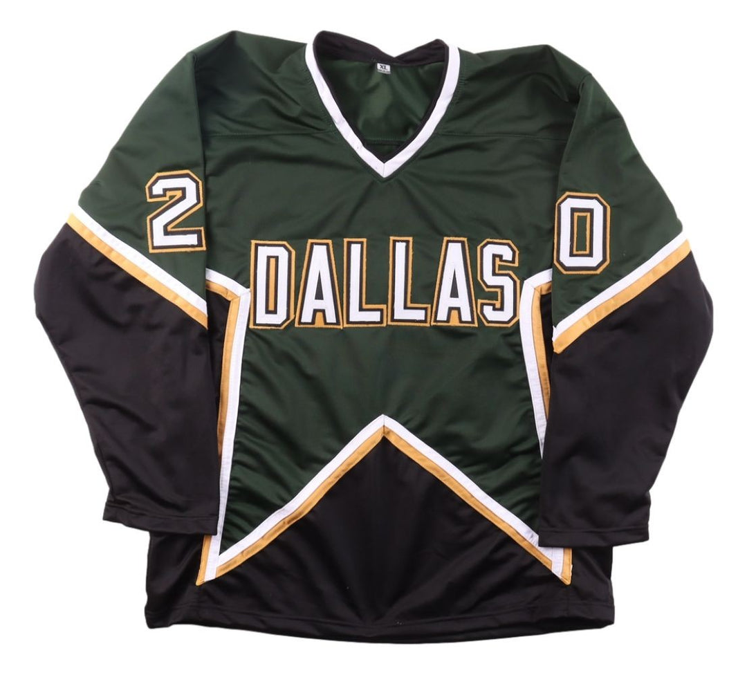 Ed Belfour Dallas Signed Green Hockey Jersey JSA QR