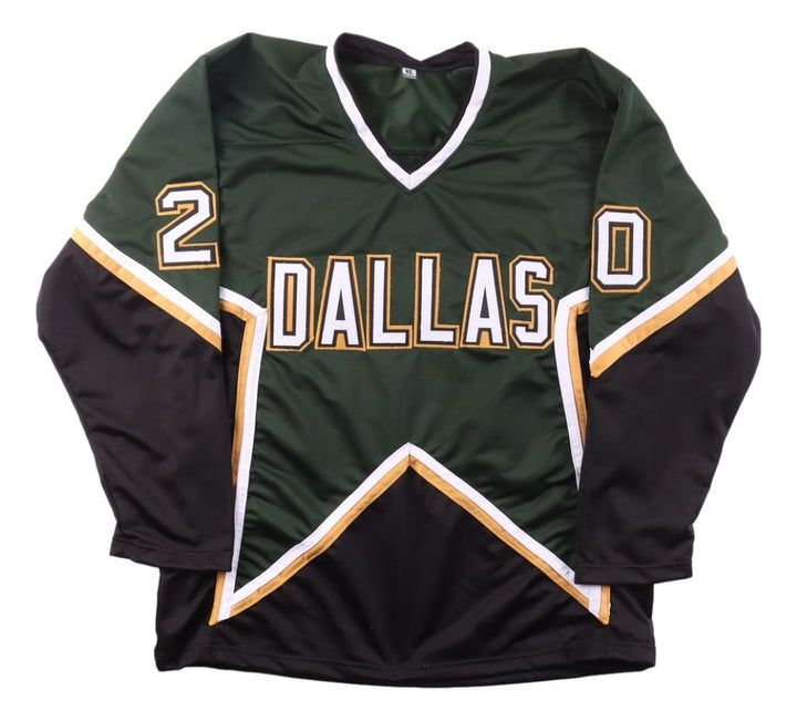 Ed Belfour Dallas Signed Green Hockey Jersey JSA QR