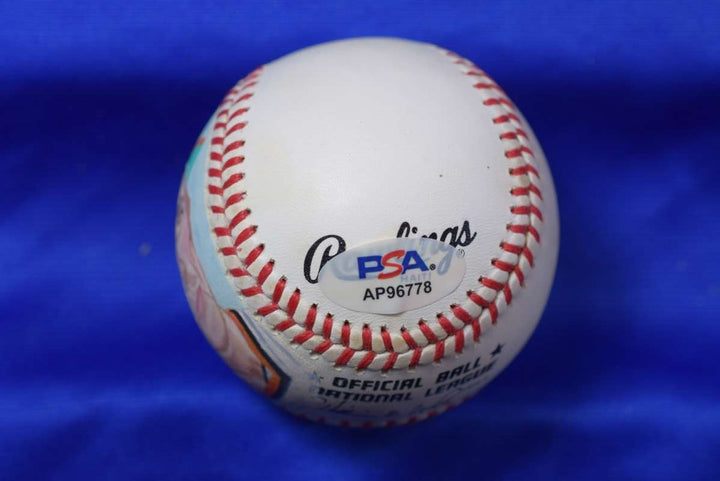 Nolan Ryan PSA DNA Autograph National League Hand Painted Baseball Signed
