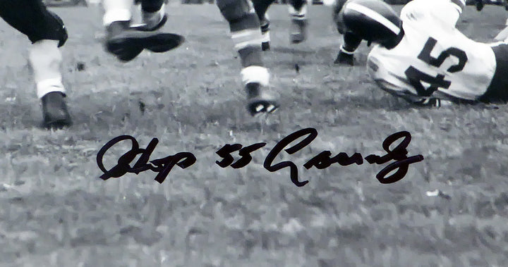 Howard "Hopalong" Cassady Auto 16x20 Photo Ohio State Buckeyes In Black Beckett