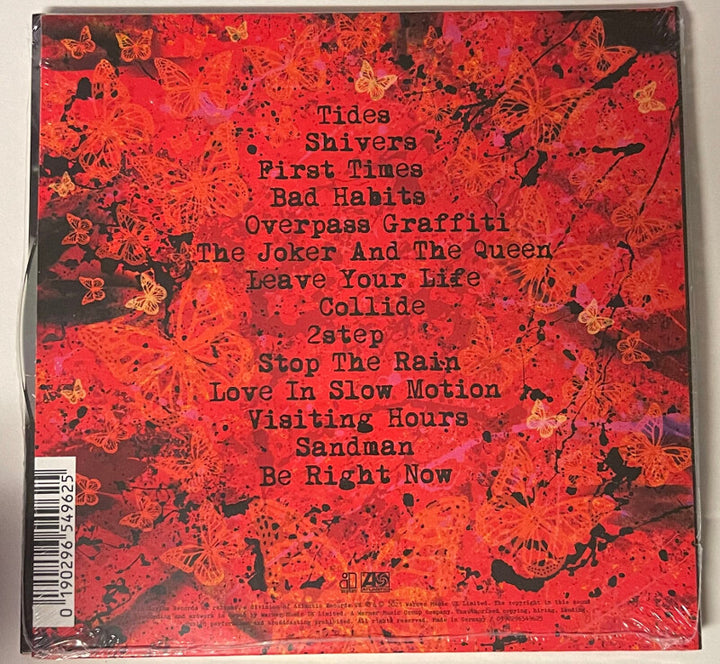 Ed Sheeran signed 2021 Equals Art Insert Card w/ NEW CD-JSA- Shivers/Bad Habits