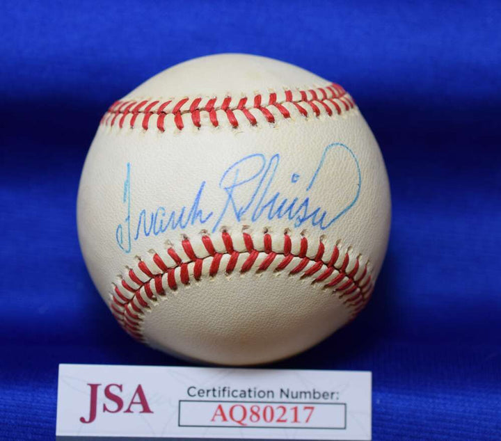 Frank Robinson JSA Cert Signed National League ONL Autograph Baseball 1