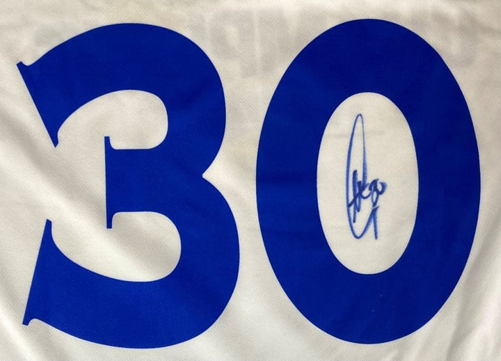 Stephen Curry Signed Warriors Adidas Basketball Jersey 2017 Champions JSA