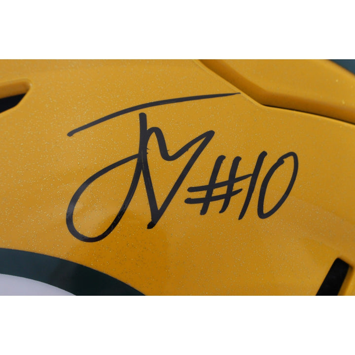 Jordan Love Autographed Green Bay Packers SpeedFlex Helmet Beckett Witness 57143