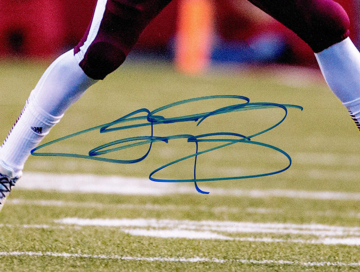 Johnny Manziel Signed 16x20 Photo Texas A&M Aggies Beckett Witness