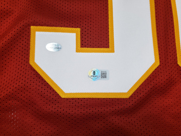 Kansas City Chiefs Derrick Johnson Signed Red Jersey Beckett QR
