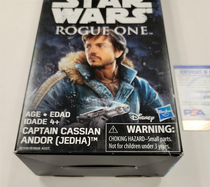 Diego Luna signed Star Wars Rogue One Figure autograph Cassian Andor PSA