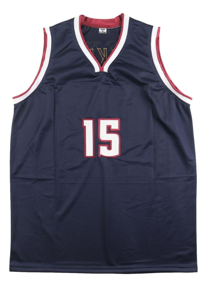 Nikola Jokic Denver Signed Navy Basketball Jersey BAS