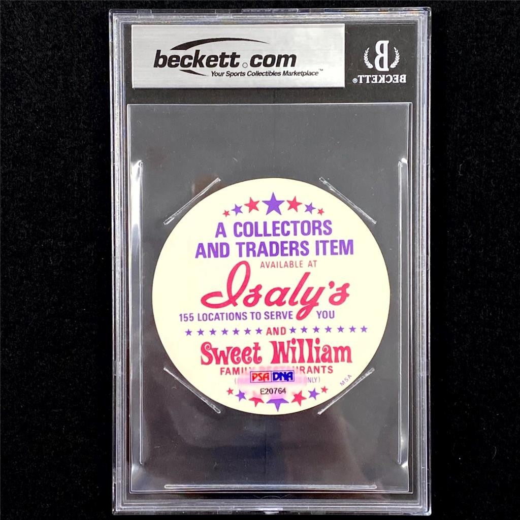Willie Stargell signed 1976 Isaly Crane Discs 58 card auto autograph Beckett BAS