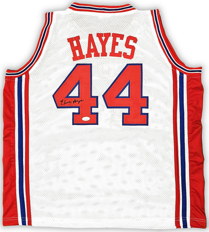 Houston Rockets Elvin Hayes Autographed Signed White Jersey JSA