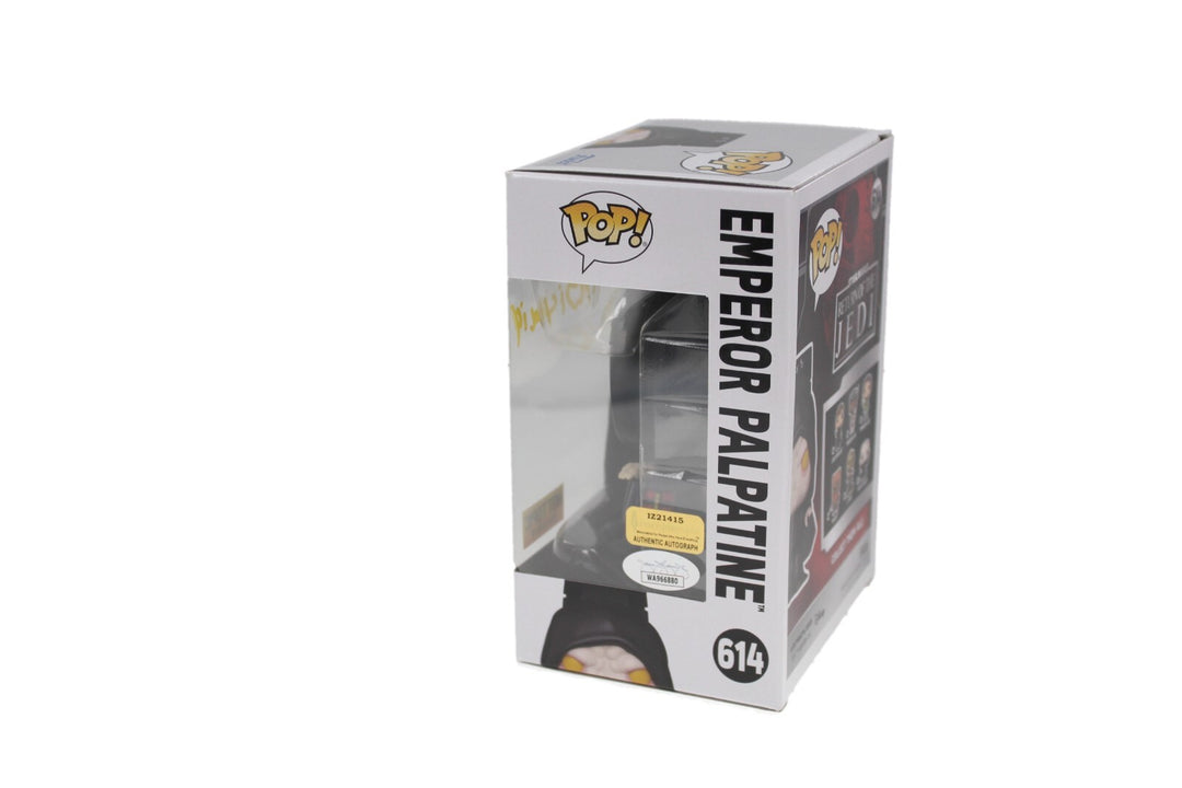 Ian McDiarmid Signed Funko Pop Star Wars Emperor Palpatine 614 JSA COA Autograph