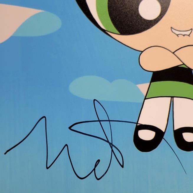Natalie Palamides signed Powerpuff Buttercup 8x10 photo autograph C Beckett BAS