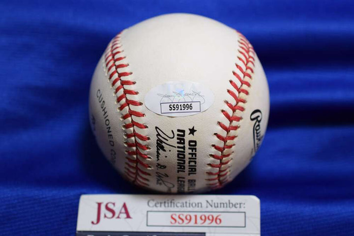 Tommy Lasorda JSA Coa Autograph National League Signed Baseball