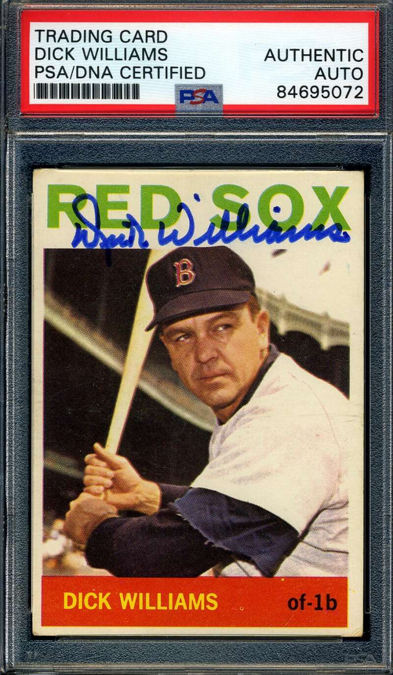 Dick Williams PSA DNA Signed 1964 Topps Autograph